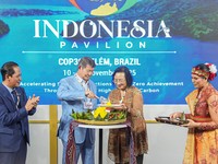 Hashim Resmikan Paviliun RI di COP30 Brasil, Target Net Zero 2060