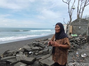 Pantai Trisik Abrasi, Tiap Tahun Garis Pantai Makin Pendek