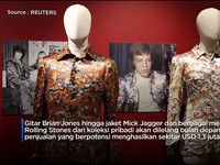 Video: Koleksi Rolling Stones Dilelang: Gitar Jones-Jaket Mick Jagger