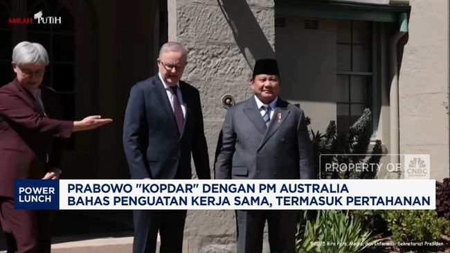 Video: "Kopdar" Prabowo dan PM Australia Bahas Penguatan Kerja Sama