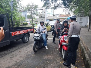 Samsat-Polantas Kota Serang Gelar Razia, 88 Kendaraan Kedapatan Nunggak Pajak