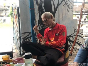 Seniman Rokhyat Jelaskan Makna Lukisan Tikus Dalam Garuda dan Arti Seni