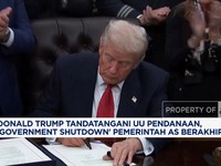 Video: Trump Teken UU Pendanaan, Government Shutdown AS Berakhir