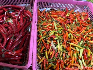 Musim Hujan, Harga Cabai Merah di Pasar Surabaya Pedas