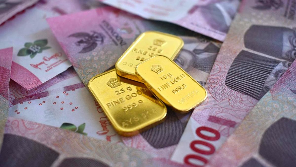 Harga Emas Antam Hari Ini Merosot