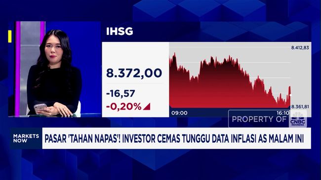 Video: IHSG Melemah, Investor Tunggu Data Inflasi AS