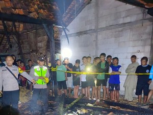 Lansia Stroke Tewas Terpanggang Saat Kebakaran Rumah di Grobogan