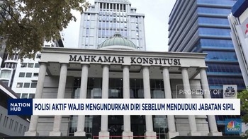 MK Larang Polisi Aktif Duduki Jabatan Sipil, Harus Mundur atau Pensiun