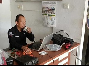 Sinyal Kuat Layanan Cepat, Polsek di Riau Ini Kini Terkoneksi Radio