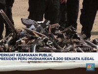 Video: Presiden Peru Musnahkan 8.200 Senjata Ilegal