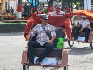 Visioner! Prabowo Mau Becak di Indonesia Pakai Mesin Listrik