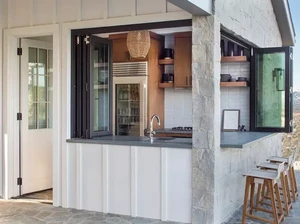 7 Inspirasi Desain Dapur Semi Outdoor yang Tampak Lega dan Terang