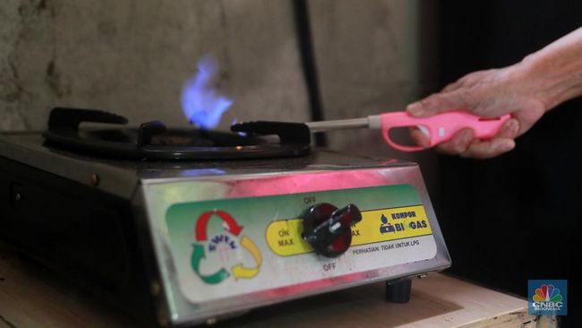 Bye LPG 3 Kg! Kini Warga Daerah Ini Pakai Kompor-Listrik Biogas Tinja