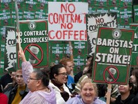 Ramai-Ramai Karyawan Strabuck Ngamuk & Mogok Kerja