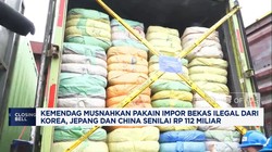 Video: Kemendag Musnahkan Pakaian Bekas Ilegal Asal Korea Hingga China