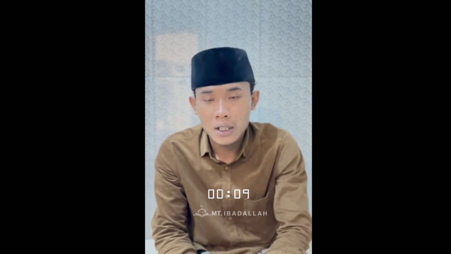 Gus Elham. (Tangkapan Layar Video TikTok)