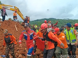 1 Jasad Korban Longsor Cibeunying Cilacap Ditemukan, Total 3 Meninggal