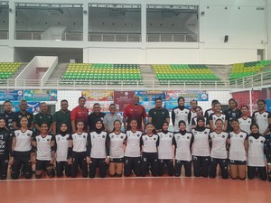 Tinjau TC Timnas Voli Putri untuk SEA Games, Gubsu Bobby: Semoga Dapat Emas