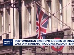 Video: Hanya 0,1%, Pertumbuhan Ekonomi Inggris Q3-2025 Melambat