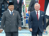 Prabowo Sambut Raja Yordania, Jet Tempur Lalu Lalang di Langit Jakarta