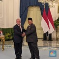 Saat Raja Yordania Sapa Prabowo 
