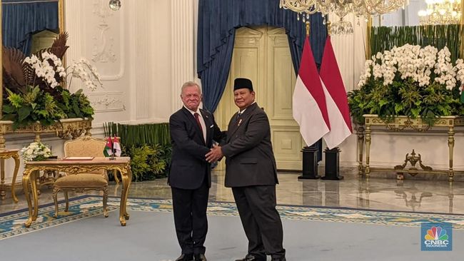 Saat Raja Yordania Sapa Prabowo "My Dear Friend, My Dear Brother"