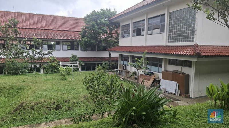 Suasan sekolah Rakyat di Kabupaten Bandung Barat, Jawa Barat. (CNBC Indonesia/Chandra Dwi Pranata)