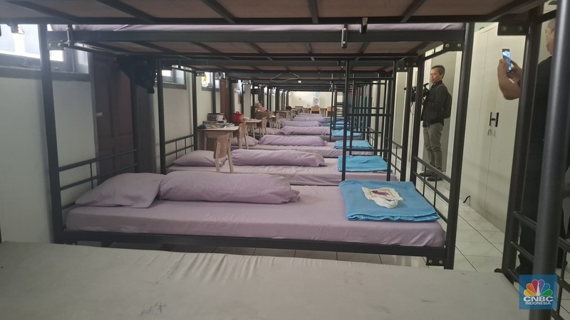 Suasan sekolah Rakyat di Kabupaten Bandung Barat, Jawa Barat. (CNBC Indonesia/Chandra Dwi Pranata)