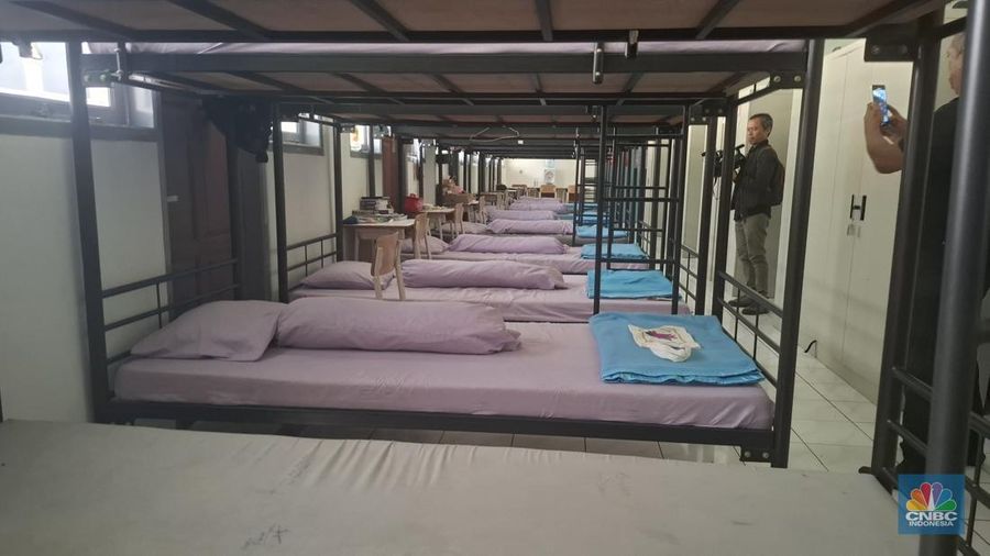 Suasan sekolah Rakyat di Kabupaten Bandung Barat, Jawa Barat. (CNBC Indonesia/Chandra Dwi Pranata)