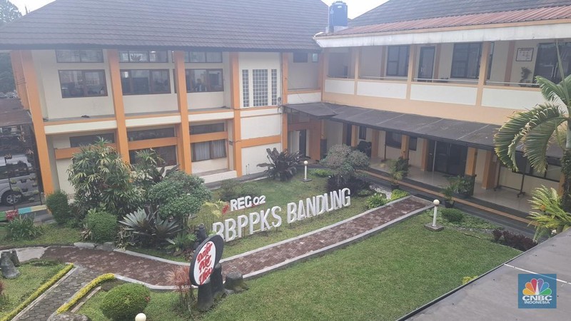 Suasan sekolah Rakyat di Kabupaten Bandung Barat, Jawa Barat. (CNBC Indonesia/Chandra Dwi Pranata)