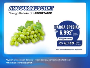 Buah-buahan Banting Harga, Jadi Murah Meriah di Transmart Full Day Sale