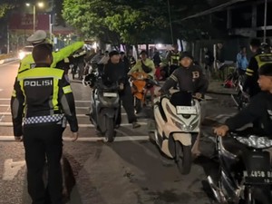 Polresta Malang Kota Gelar Patroli Blue Light, Amankan 111 Motor