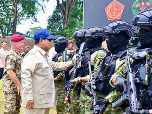 Prabowo dan Raja Abdullah II Saksikan Demontrasi Drone TNI-Tentara Yordania