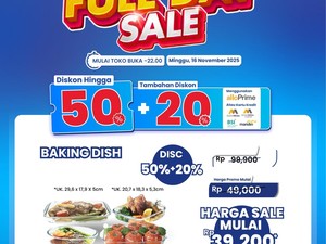 Transmart Full Day Sale Obral Baking Dish, Harganya Jadi Semurah Ini