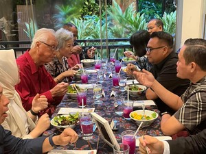 Walkot Agung Diskusi Pembangunan Bareng Mantan PM Singapura Goh Chok Tong