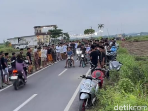 Viral Balapan Liar Nekat Tutup Jalan Soekarno-Hatta Semarang