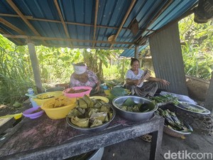 Kisah di Balik Opokan, Pepes Ikan Khas Kusamba Racikan Mek Gempuk