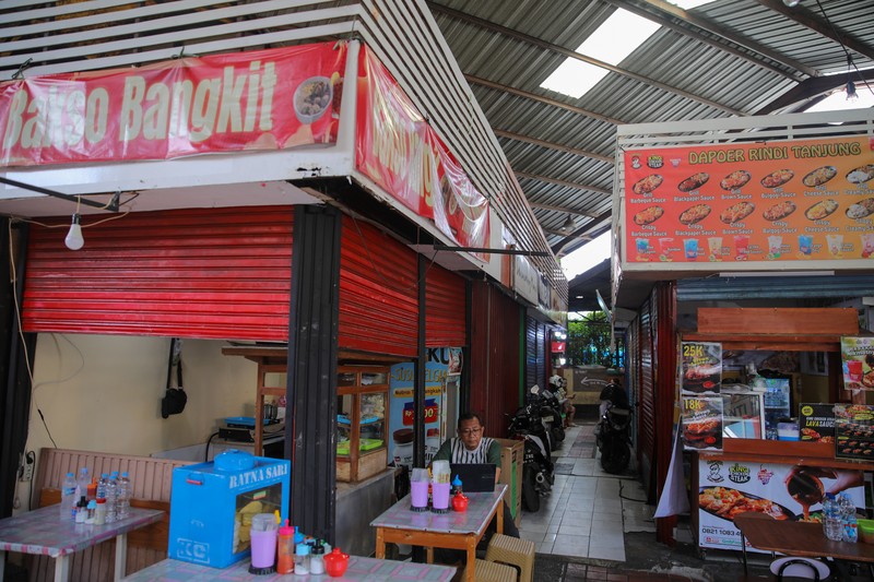 District Blok M yang sempat sepi ditinggal pedagang karena menolak kenaikan harga sewa, kini sudah diisi kembali oleh pedagang. (CNBC Indonesia/Faisal Rahman)