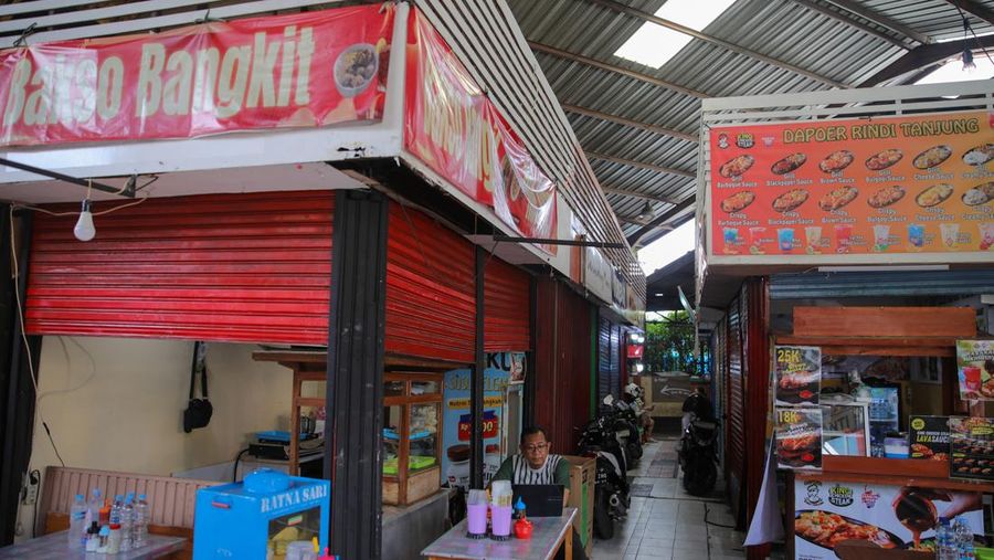 District Blok M yang sempat sepi ditinggal pedagang karena menolak kenaikan harga sewa, kini sudah diisi kembali oleh pedagang. (CNBC Indonesia/Faisal Rahman)