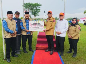 Kemensos Bentuk Kampung Siaga Bencana di Desa Blendung, Ini Pesannya