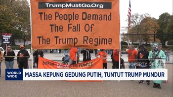 Video: Massa Kepung Gedung Putih, Desak Trump Mundur