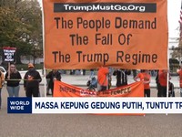 Video: Massa Kepung Gedung Putih, Desak Trump Mundur