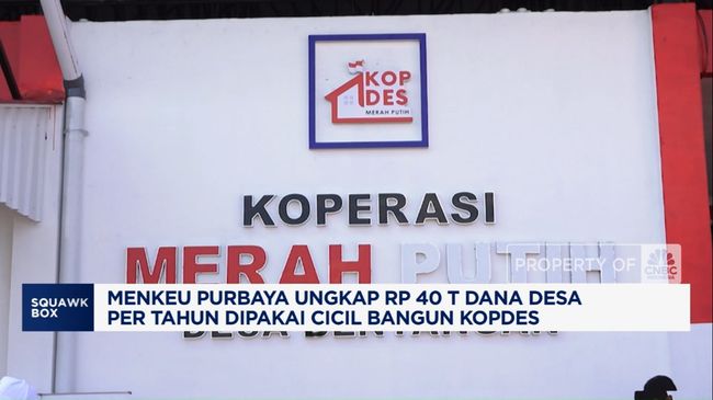 Video: Purbaya: Rp40 T Dana Desa Dipakai Cicil Kopdes Merah Putih