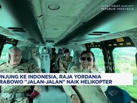 Video: Prabowo dan Raja Yordania Keliling Jakarta dengan Helikopter