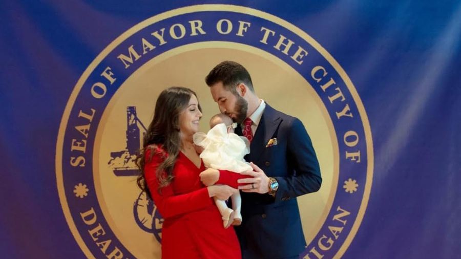 Walikota Dearborn Abdullah Hammoud menang dalam pemilihan ulang. (Instagram/ahammoudmi)