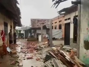 Angin Kencang Rusak 40 Rumah di Ciseeng-Rumpin Bogor