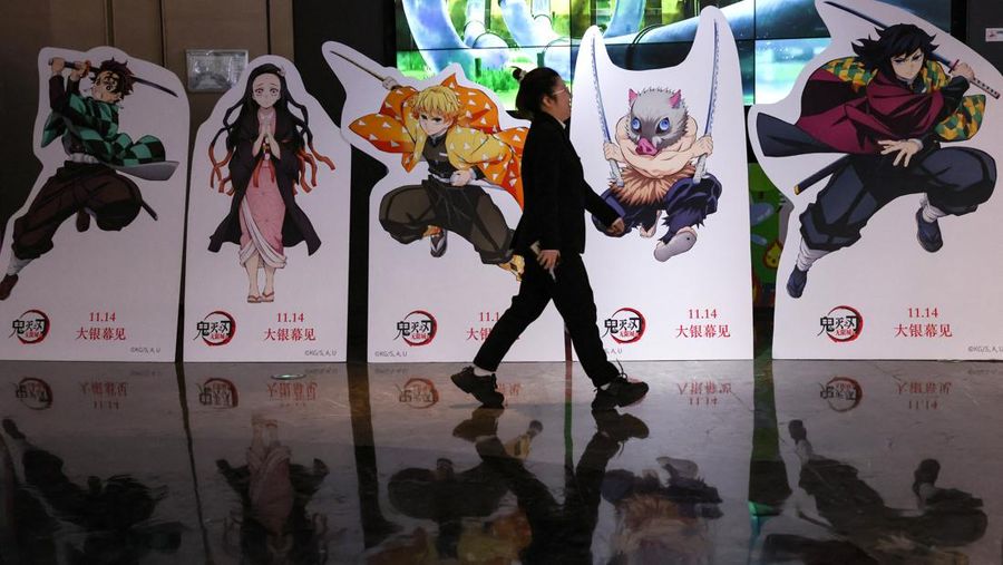 Cars drive past the Embassy of Japan in Beijing, China, November 18, 2025. REUTERS/Maxim Shemetov