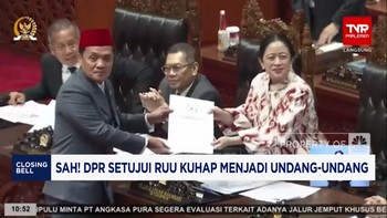 Video: Sah! DPR Setujui RUU KUHAP Menjadi Undang-undang