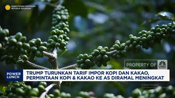 Video: Permintaan Meningkat, Trump Turunkan Tarif Impor Kopi & Kakao