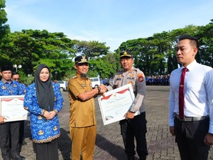 7 Polisi Penyelamat Bilqis Dapat Penghargaan dari Gubernur Sulsel